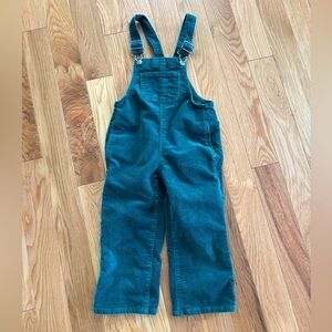 Green Corduroy Overalls